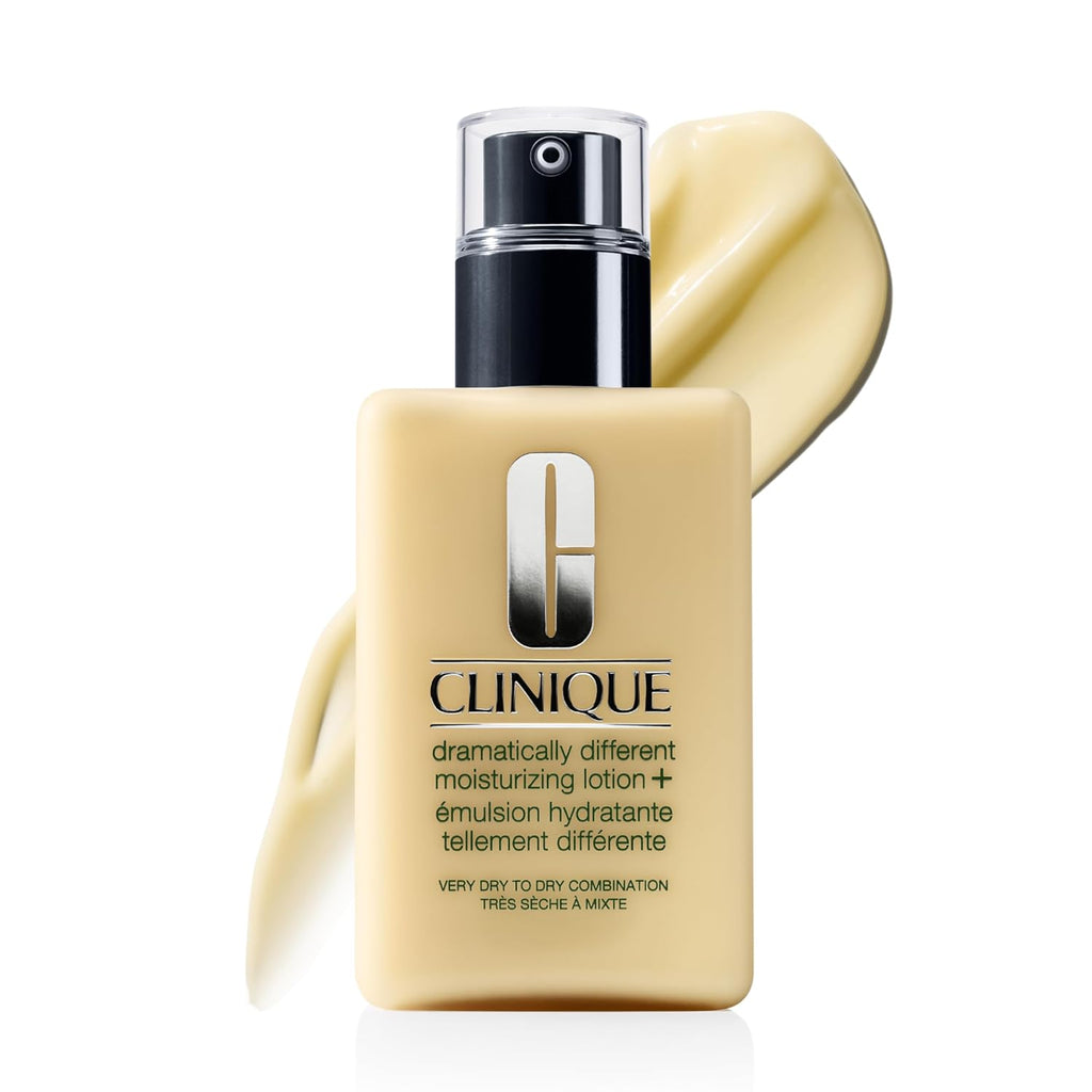 Clinique Dramatically Different Moisturizing Lotion+ | Hydrating Face Moisturizer With Glycerin and Urea | Strengthens Skin Barrier | Step 3 in 3-Step Skin Care Routine